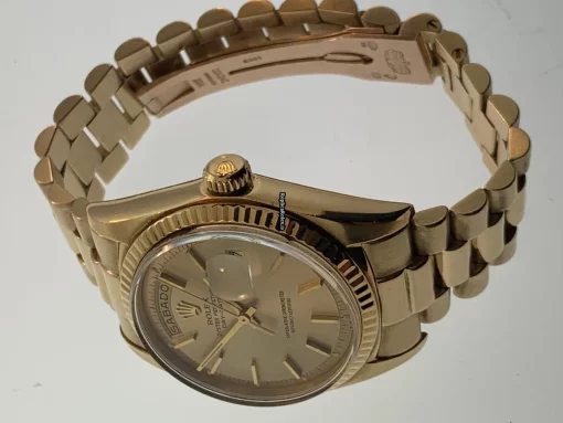 Great Knockoff Rolex Day-date 36 1803 Caliber 1556 Automatic Movement 36mm Yellow Gold Case Mens/unisex Watch - Image 6