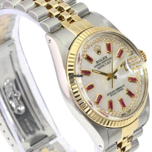 Great Replica Rolex Datejust 16233 Caliber 3035 Automatic Movement 36mm Gold/steel Case Mens/unisex Watch - Image 3