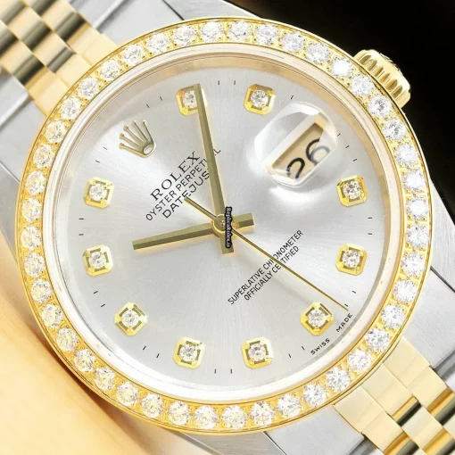 Luxury Fake Rolex Datejust 16233 Caliber 3135 Automatic Movement 36mm Steel Case Mens/unisex Watch