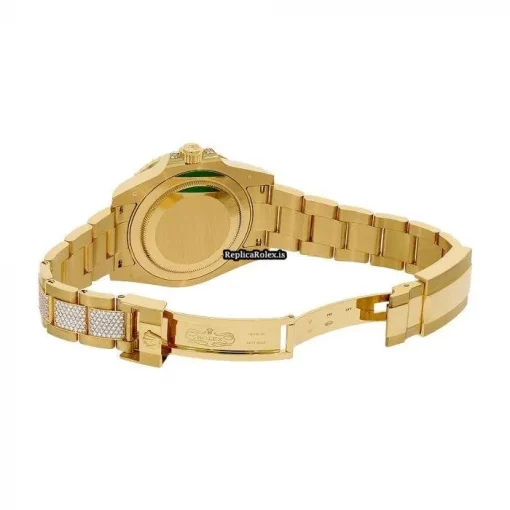 Design Fake Rolex Gmt-master II 116758sa Automatic Movement 40mm Yellow Gold Case Mens/unisex Watch - Image 5