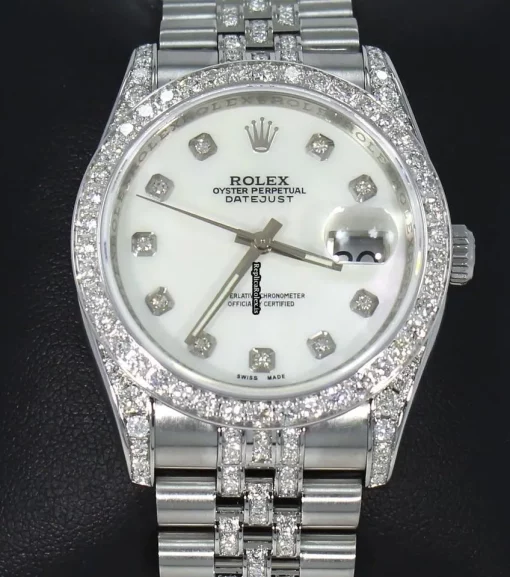 Cheap Fake Rolex Datejust 116200 Automatic Movement 36mm Steel Case Watch - Image 2