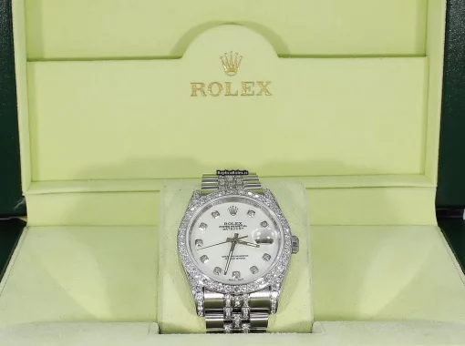 Cheap Fake Rolex Datejust 116200 Automatic Movement 36mm Steel Case Watch - Image 6