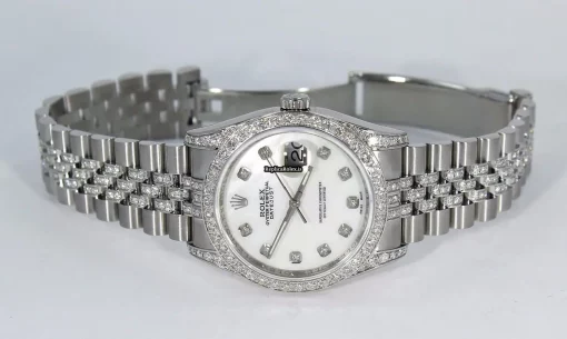 Cheap Fake Rolex Datejust 116200 Automatic Movement 36mm Steel Case Watch - Image 8