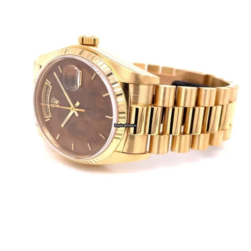 Mind-boggling Replica Rolex Day-date 36 18038 Caliber 3055 Automatic Movement 36mm Yellow Gold Case Mens/unisex Watch - Image 3