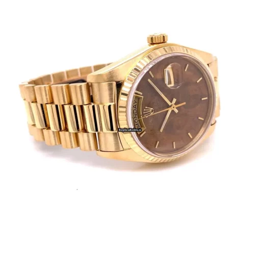 Mind-boggling Replica Rolex Day-date 36 18038 Caliber 3055 Automatic Movement 36mm Yellow Gold Case Mens/unisex Watch - Image 8