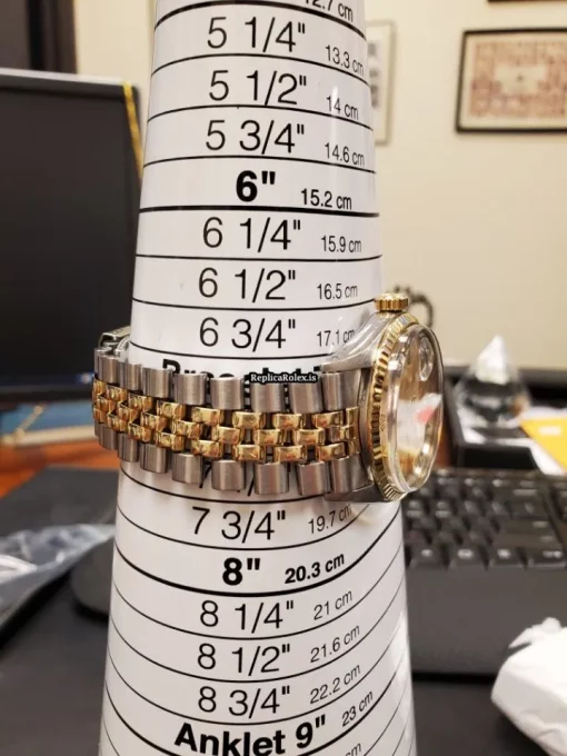 Wholesale Replica Rolex Datejust 1601 Caliber 1570 Automatic Movement 36mm Gold/steel Case Mens/unisex Watch - Image 12