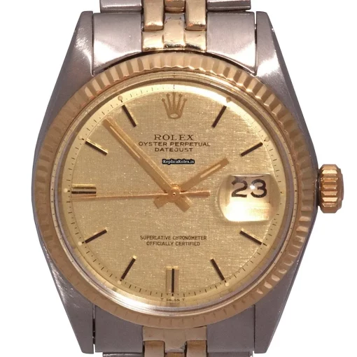 Wholesale Replica Rolex Datejust 1601 Caliber 1570 Automatic Movement 36mm Gold/steel Case Mens/unisex Watch - Image 3