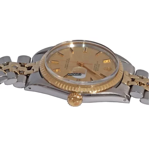 Wholesale Replica Rolex Datejust 1601 Caliber 1570 Automatic Movement 36mm Gold/steel Case Mens/unisex Watch - Image 5