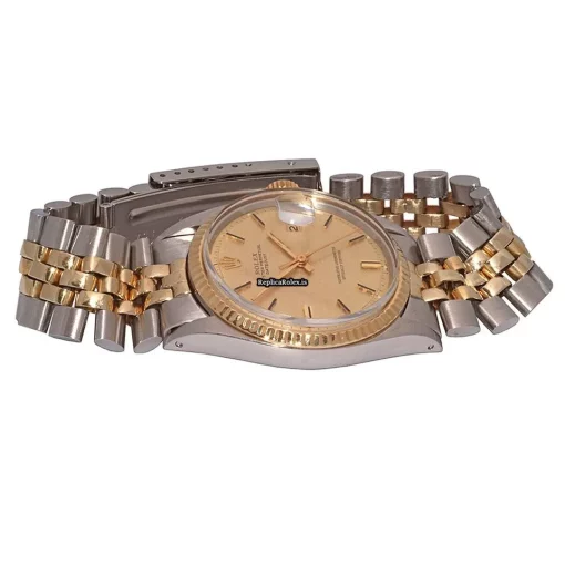 Wholesale Replica Rolex Datejust 1601 Caliber 1570 Automatic Movement 36mm Gold/steel Case Mens/unisex Watch - Image 6