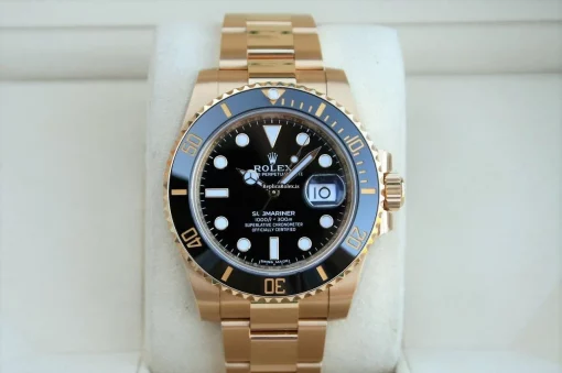 Attractive Replica Rolex Submariner Date 116618ln Caliber 3135 Automatic Movement 40mm Yellow Gold Case Mens/unisex Watch