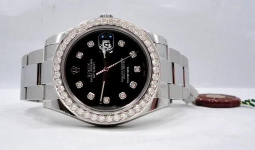 Neat Replica Rolex Datejust II 116300 Automatic Movement 41mm Steel Case Watch - Image 9