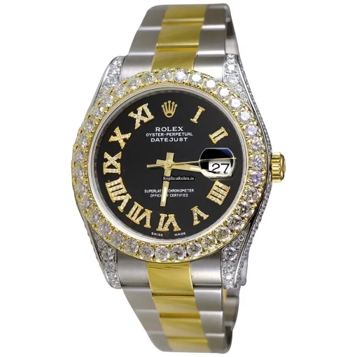 1:1 Fake Rolex Datejust II Self Winding Automatic 41mm Gold/steel Case Mens/unisex Watch