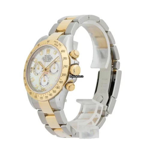 Pleasing Imitation Rolex Daytona 116523 Caliber 4130 Automatic Movement 40mm Gold/steel Case Mens/unisex Watch - Image 2