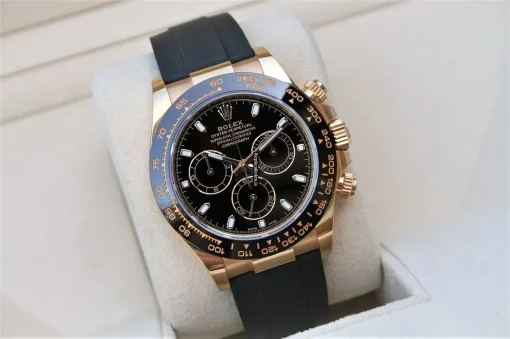 Unique Replica Rolex Daytona 116518ln Caliber 4130 Automatic Movement 40mm Yellow Gold Case Mens/unisex Watch - Image 5