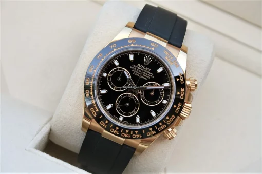 Unique Replica Rolex Daytona 116518ln Caliber 4130 Automatic Movement 40mm Yellow Gold Case Mens/unisex Watch - Image 7