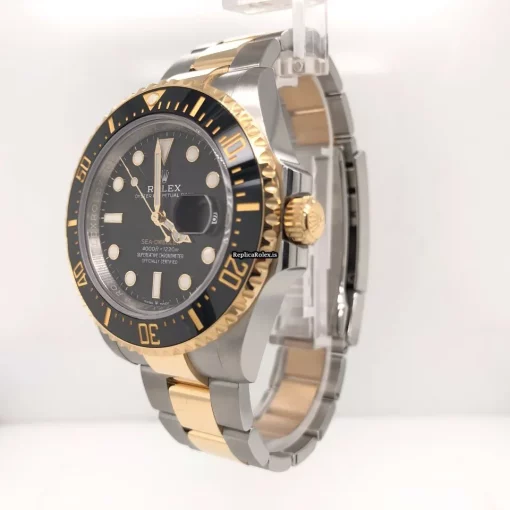 Marvellous Imitation Rolex Sea-dweller 126603 Caliber 3235 Automatic Movement 43mm Gold/steel Case Mens/unisex Watch - Image 4