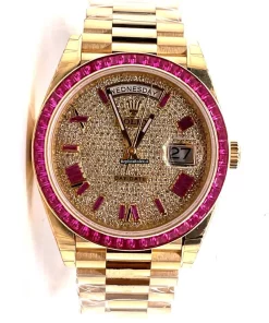 Lovely Fake Rolex Day-date 40 228238 Automatic Movement 40mm Yellow Gold Case Mens/unisex Watch