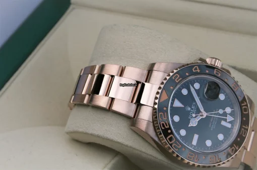 Fabulous Replica Rolex Gmt-master II 126715chnr Caliber 3285 Automatic Movement 40mm Rose Gold Case Mens/unisex Watch - Image 4