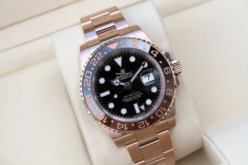 Fabulous Replica Rolex Gmt-master II 126715chnr Caliber 3285 Automatic Movement 40mm Rose Gold Case Mens/unisex Watch - Image 6