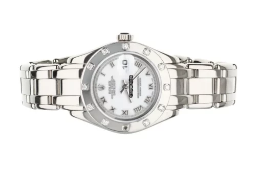 Incredible Replica Rolex Pearlmaster 69319 Automatic Movement 29mm White Gold Case Womens Watch - Image 2
