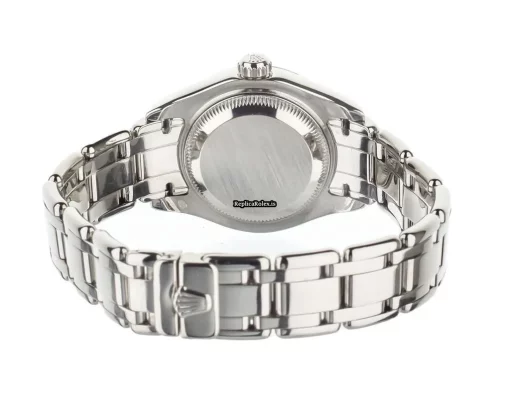 Incredible Replica Rolex Pearlmaster 69319 Automatic Movement 29mm White Gold Case Womens Watch - Image 4