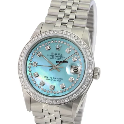 Fine Replica Rolex Datejust 1601 Caliber 1570 Automatic Movement 36mm Steel Case Mens/unisex Watch - Image 2