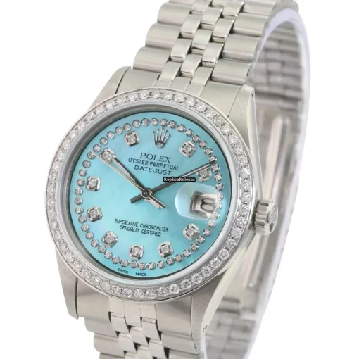 Fine Replica Rolex Datejust 1601 Caliber 1570 Automatic Movement 36mm Steel Case Mens/unisex Watch - Image 3
