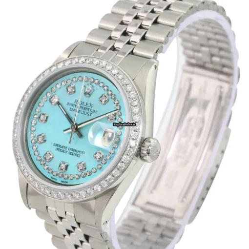 Fine Replica Rolex Datejust 1601 Caliber 1570 Automatic Movement 36mm Steel Case Mens/unisex Watch - Image 4