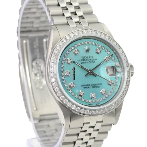 Fine Replica Rolex Datejust 1601 Caliber 1570 Automatic Movement 36mm Steel Case Mens/unisex Watch - Image 5