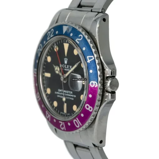 Superb Knockoff Rolex Gmt-master 1675 Automatic Movement 42x40mm Steel Case Mens/unisex Watch - Image 3