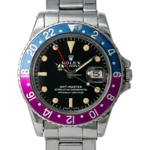 Superb Knockoff Rolex Gmt-master 1675 Automatic Movement 42x40mm Steel Case Mens/unisex Watch - Image 4