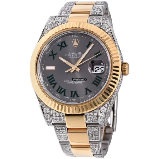 Good Imitation Rolex Datejust II Caliber 3136 Automatic Movement 41mm Steel Case Mens/unisex Watch