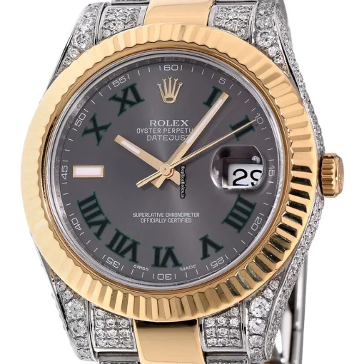 Good Imitation Rolex Datejust II Caliber 3136 Automatic Movement 41mm Steel Case Mens/unisex Watch - Image 3