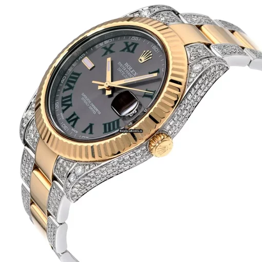 Good Imitation Rolex Datejust II Caliber 3136 Automatic Movement 41mm Steel Case Mens/unisex Watch - Image 4