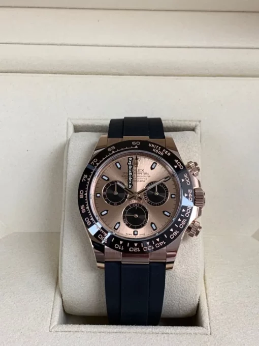 Cheap Fake Rolex Daytona 116515ln Caliber 4130 Automatic Movement 40mm Rose Gold Case Mens/unisex Watch