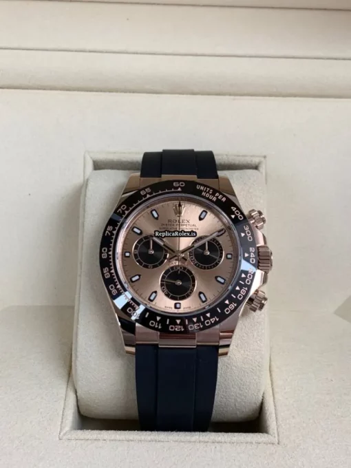 Cheap Fake Rolex Daytona 116515ln Caliber 4130 Automatic Movement 40mm Rose Gold Case Mens/unisex Watch - Image 4