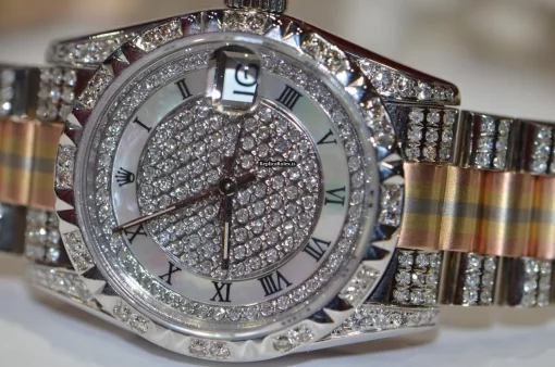 Incredible Replica Rolex Datejust Self Winding Automatic 31mm White Gold Case Womens Watch