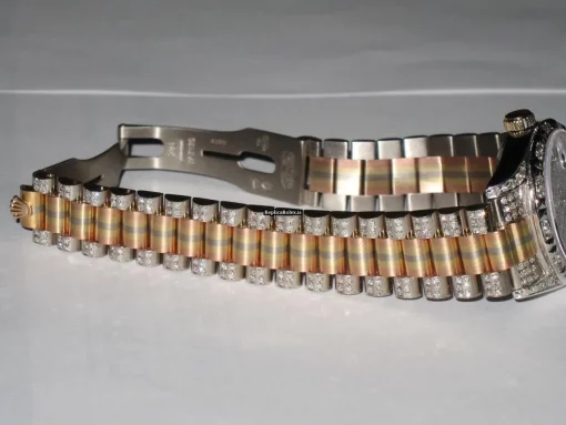 Incredible Replica Rolex Datejust Self Winding Automatic 31mm White Gold Case Womens Watch - Image 6