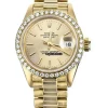 Excellent Replica Rolex Lady-datejust 6917 Automatic Movement 26mm Yellow Gold Case Womens Watch