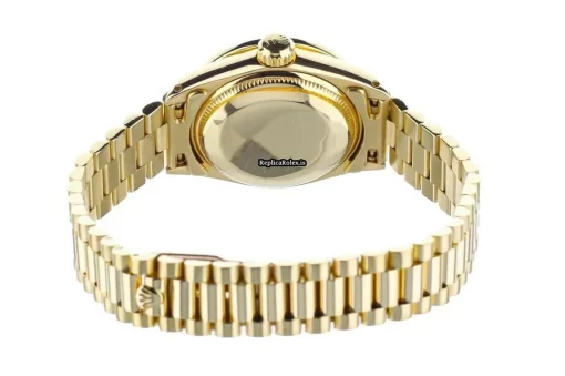 Excellent Replica Rolex Lady-datejust 6917 Automatic Movement 26mm Yellow Gold Case Womens Watch - Image 5