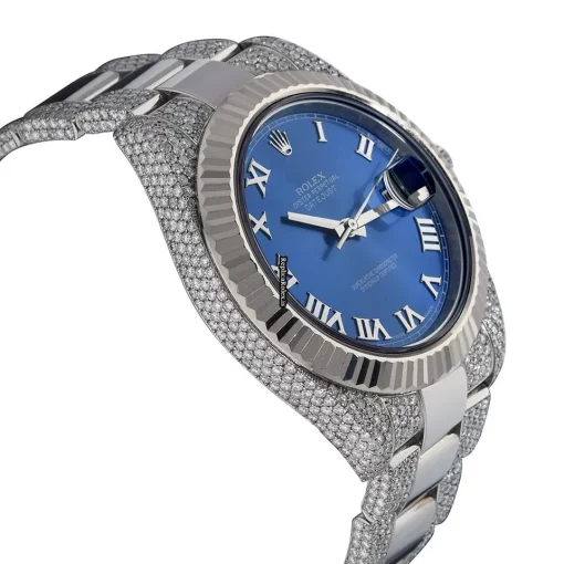 Inexpensive Fake Rolex Datejust II Caliber 3136 Automatic Movement 41mm Steel Case Mens/unisex Watch - Image 4