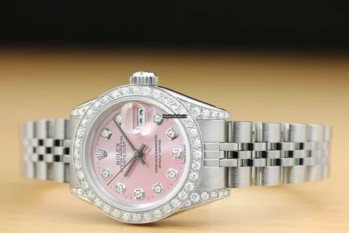 Trustworthy Replica Rolex Lady-datejust 69174 Caliber 2135 Automatic Movement 26mm Steel Case Womens Watch - Image 2