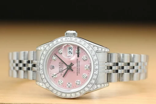 Trustworthy Replica Rolex Lady-datejust 69174 Caliber 2135 Automatic Movement 26mm Steel Case Womens Watch - Image 3