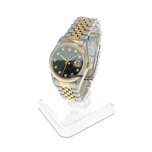 High Quality Replica Rolex Datejust 16233 Caliber 3135 Automatic Movement 36mm Gold/steel Case Mens/unisex Watch - Image 6