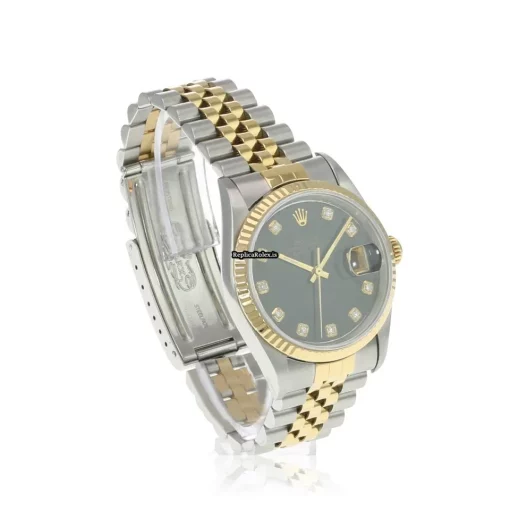 High Quality Replica Rolex Datejust 16233 Caliber 3135 Automatic Movement 36mm Gold/steel Case Mens/unisex Watch - Image 7