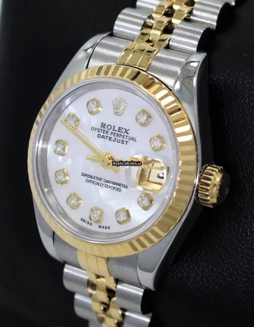 Terrific Replica Rolex Lady-datejust 69173 Automatic Movement 26mm Steel Case Womens Watch