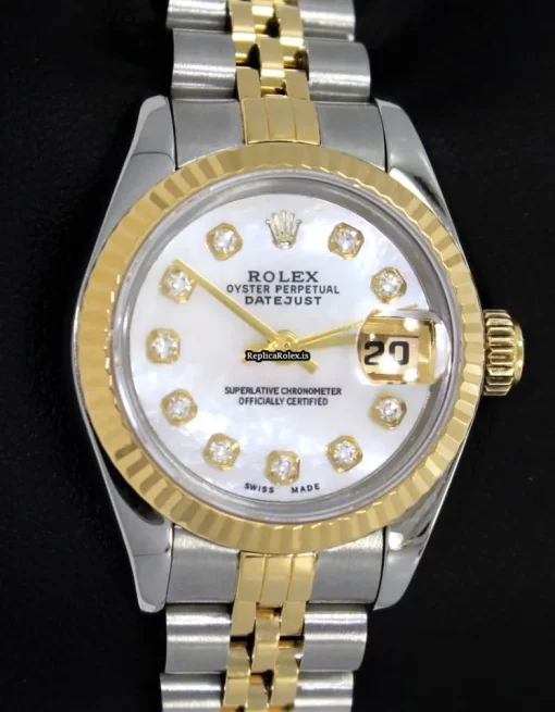 Terrific Replica Rolex Lady-datejust 69173 Automatic Movement 26mm Steel Case Womens Watch - Image 2