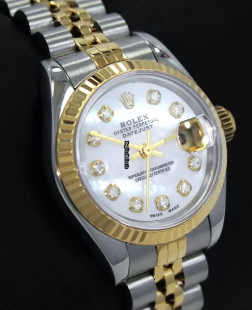 Terrific Replica Rolex Lady-datejust 69173 Automatic Movement 26mm Steel Case Womens Watch - Image 3