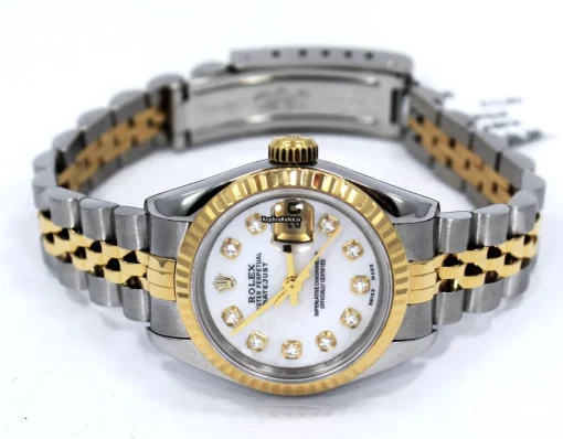 Terrific Replica Rolex Lady-datejust 69173 Automatic Movement 26mm Steel Case Womens Watch - Image 6