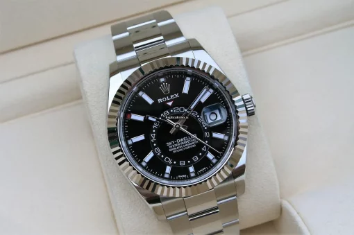 Stylish Fake Rolex Sky-dweller 326934 Caliber 9001 Automatic Movement 42mm Steel Case Mens/unisex Watch - Image 5